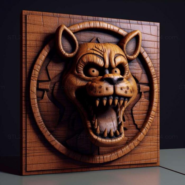 Games (Five Nights at Freddys 4 The Final Chapter 2, GAMES_6562) 3D models for cnc