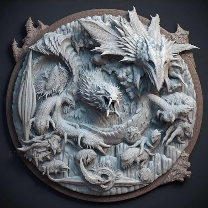 Games (Monster Hunter World Iceborne 2, GAMES_686) 3D models for cnc