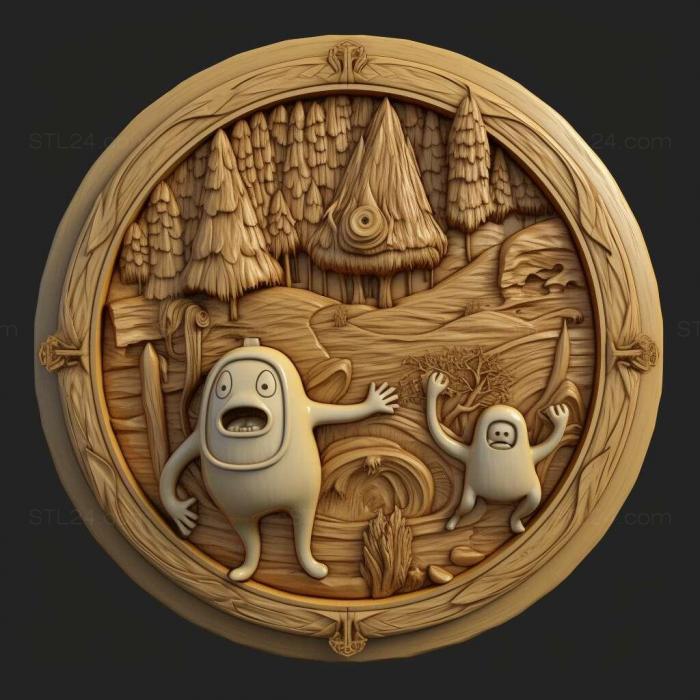 Games (Adventure Time Finn and Jake Investigations 3, GAMES_6863) 3D models for cnc