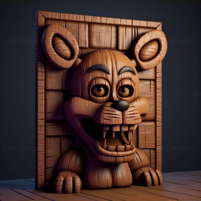 Games (Five Nights at Freddys 3 2, GAMES_7066) 3D models for cnc