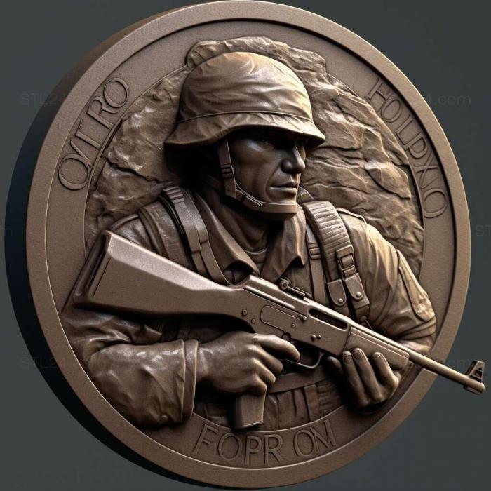 Games (Medal of Honor Frontline 4, GAMES_7108) 3D models for cnc