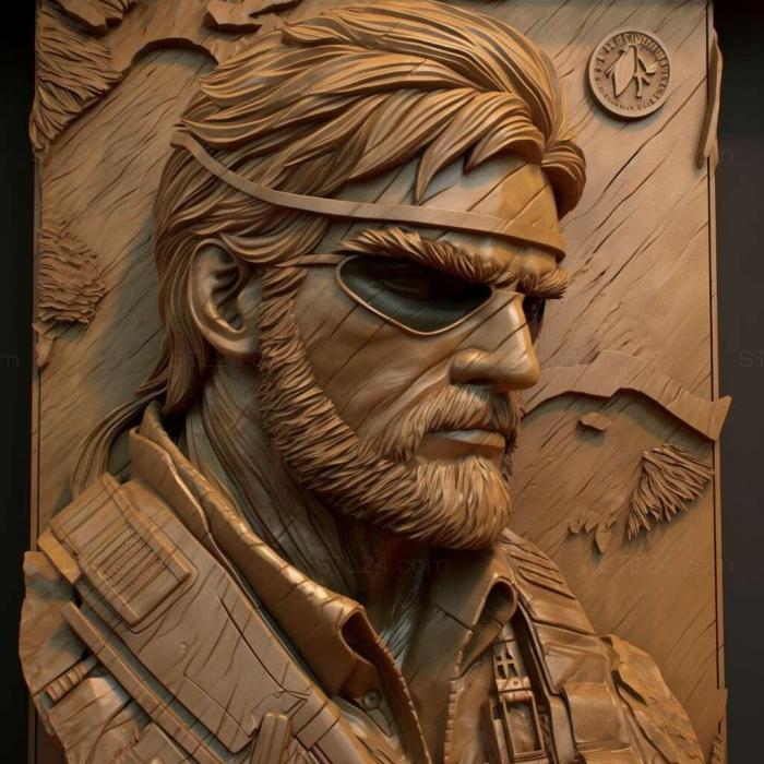 Игры (Metal Gear Solid 5 Ground Zeroes 2, GAMES_7182) 3D модель для ЧПУ станка
