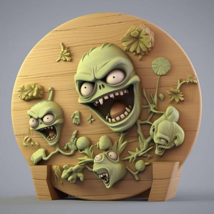 Games (Plants vs Zombies 2 Its About Time 2, GAMES_8374) 3D models for cnc