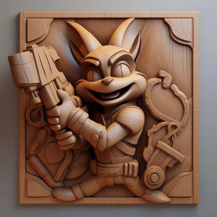 Games (Ratchet Clank Up Your Arsenal 4, GAMES_8480) 3D models for cnc