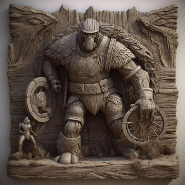 Games (Shadow of the Colossus 2, GAMES_8898) 3D models for cnc