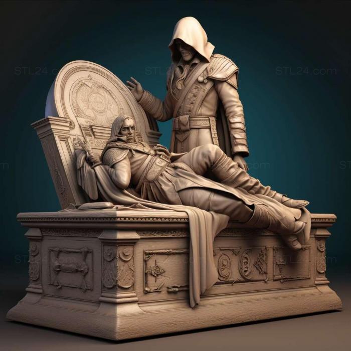 Games (Assassins Creed Unity Dead Kings 1, GAMES_89) 3D models for cnc