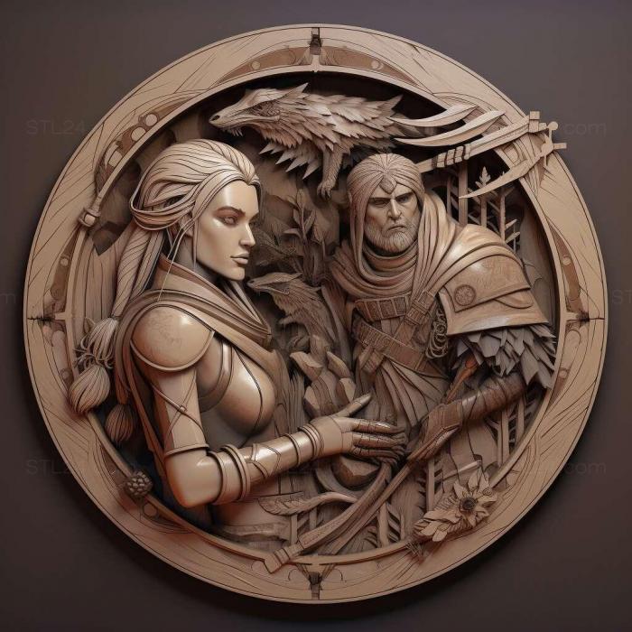 Games (Thronebreaker The Witcher Tales 2, GAMES_9082) 3D models for cnc