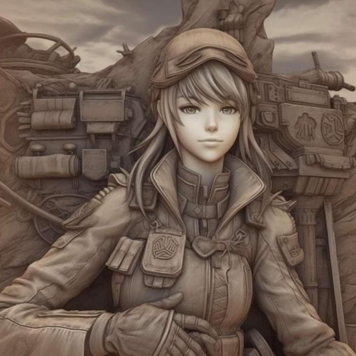 Games (Valkyria Chronicles Remaster 4, GAMES_9296) 3D models for cnc