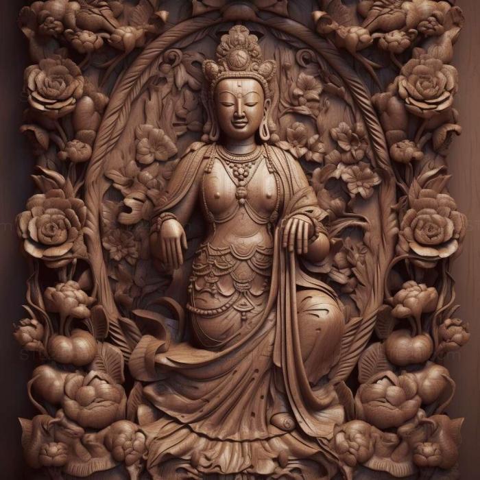 Games (Bodhisattva Buddhist 1, GAMES_9313) 3D models for cnc