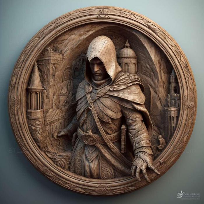 Игры (Assassins Creed Откровения 2, GAMES_9434) 3D модель для ЧПУ станка