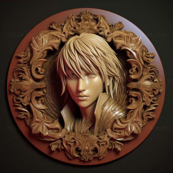 Игры (Тип Final Fantasy 0 4, GAMES_9556) 3D модель для ЧПУ станка