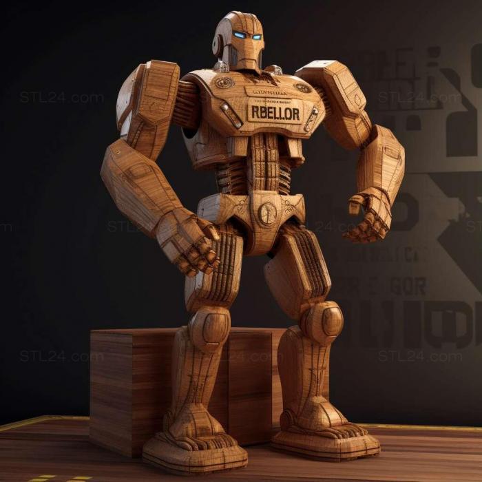 Games (Real Steel World Robot Boxing 1, GAMES_9617) 3D models for cnc