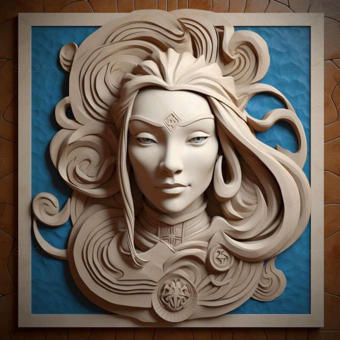 Games (Katara Avatar The Last Airbender 2, GAMES_9662) 3D models for cnc