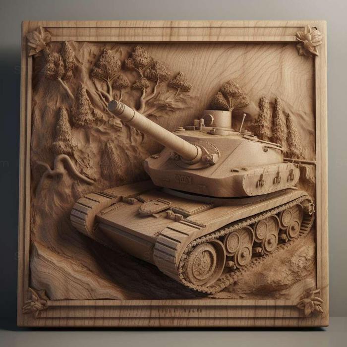 Games (World of Tanks Blitz 1, GAMES_9733) 3D models for cnc