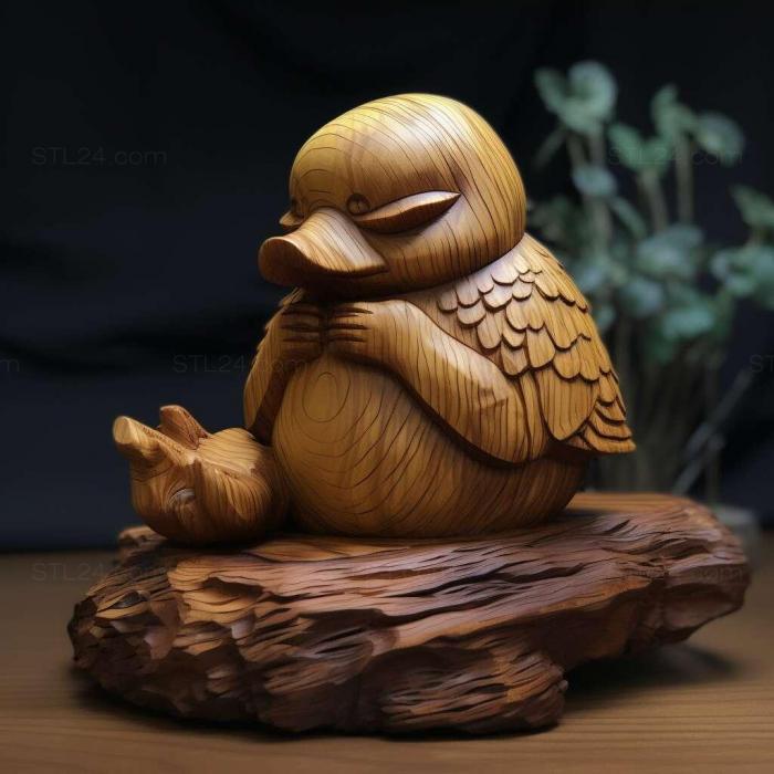 Games (st Sitting Psyduck Koducks Depressionfrom Pokemon 4, GAMES_9780) 3D models for cnc