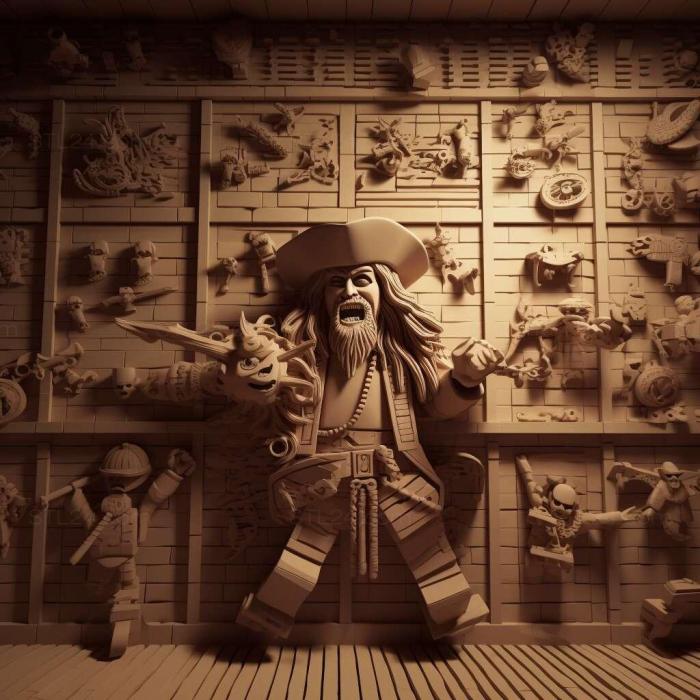 Games (LEGO Pirates of the Caribbean The Video 2, GAMES_9790) 3D models for cnc