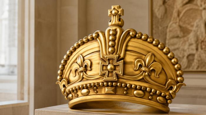 Emblems (Royal Crown, GR_0209) 3D models for cnc