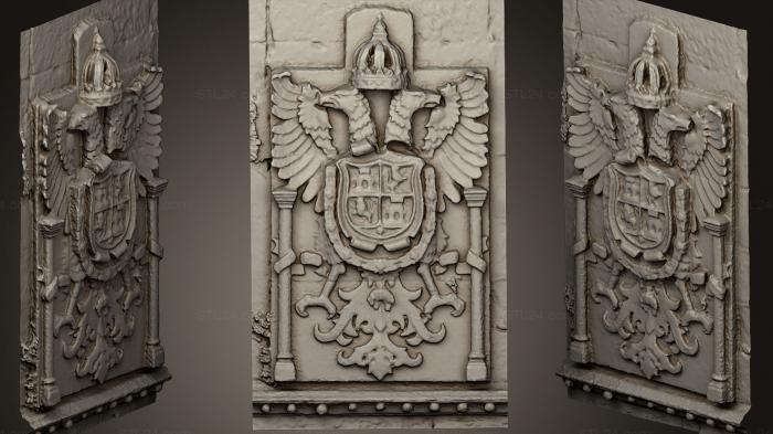 Emblems (Coat of arms of Charles V, GR_0376) 3D models for cnc