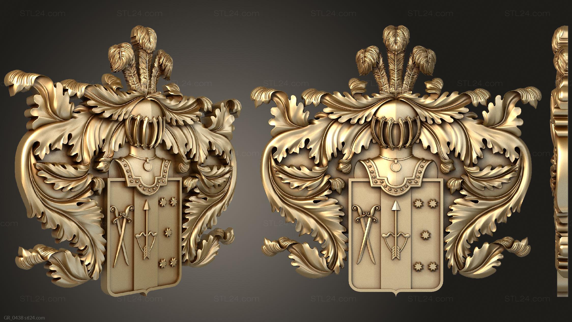 STL file Atlanta Coat of Arms・Model to download and 3D print・Cults