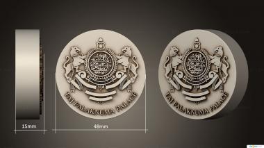 Coat of arms (Flat tiger logo, GR_0472) 3D models for cnc