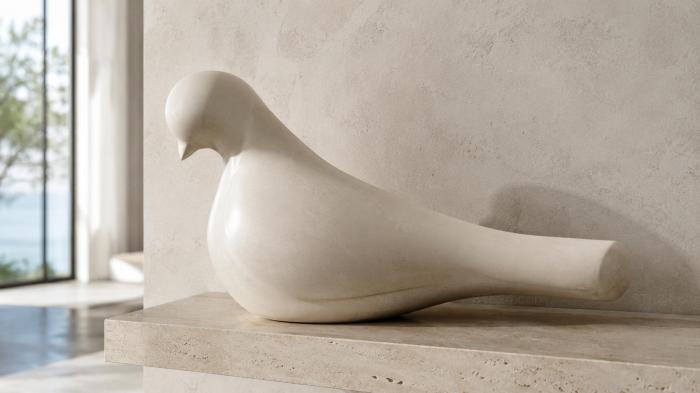 Dove (Pigeon figurine, GL_0011) 3D models for cnc