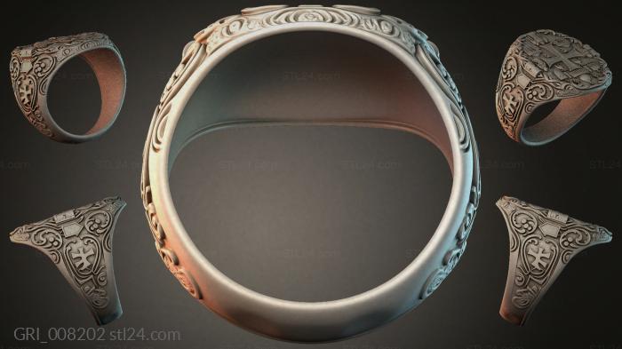 Гербы фентези (GRI_008202) 3D модель для ЧПУ станка