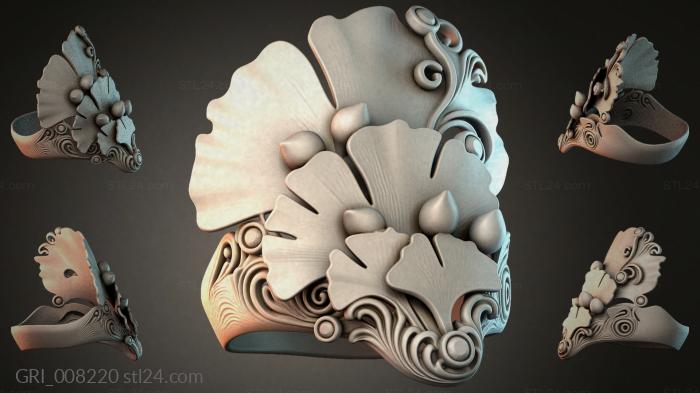 Гербы фентези (GRI_008220) 3D модель для ЧПУ станка