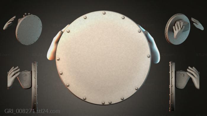 Гербы фентези (GRI_008271) 3D модель для ЧПУ станка