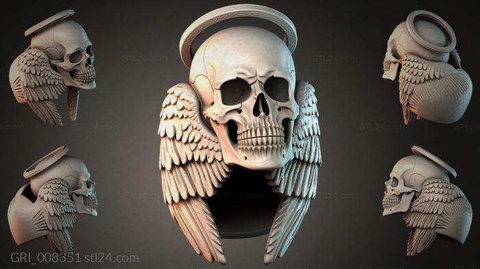 Гербы фентези (GRI_008351) 3D модель для ЧПУ станка