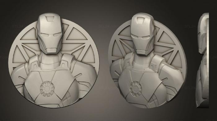 High reliefs and bas-reliefs of fantasy (Ironman 3, GRLFF_0168) 3D models for cnc