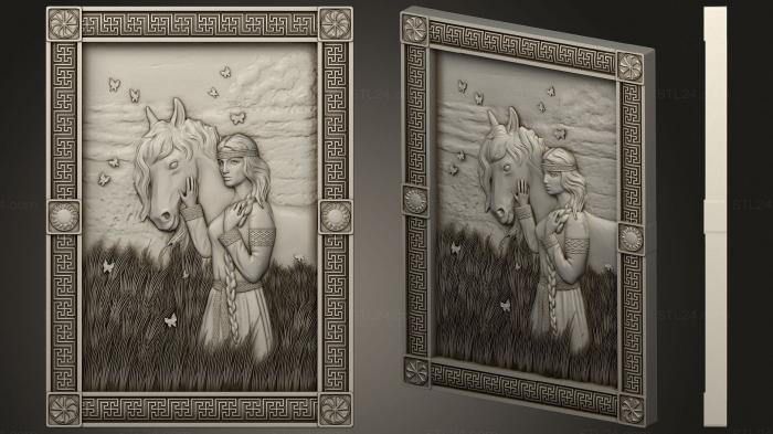High reliefs and bas-reliefs of fantasy (White Russia 2, GRLFF_0249) 3D models for cnc