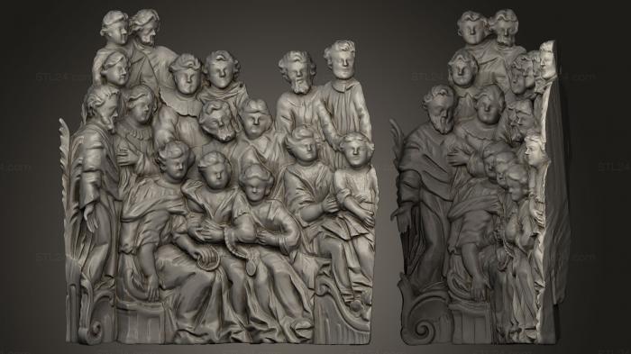 High reliefs and bas-reliefs, historical and religious (GDN LUDOWA GRUPA PLASKORZEZBA, GRLFH_0027) 3D models for cnc