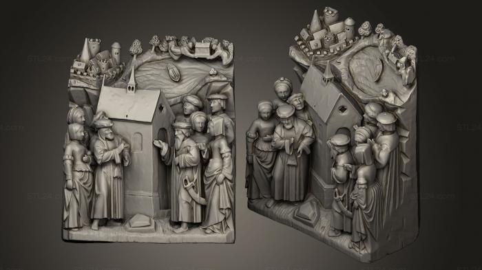 High reliefs and bas-reliefs, historical and religious (Lgende de la Santa Casa de Lorette, GRLFH_0059) 3D models for cnc