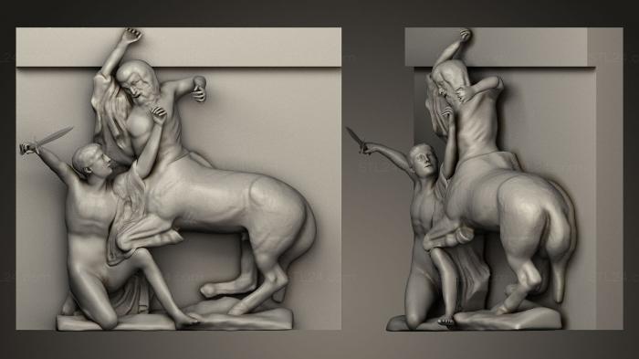 High reliefs and bas-reliefs, historical and religious (Metope South 08 Restored Parthenon, GRLFH_0082) 3D models for cnc