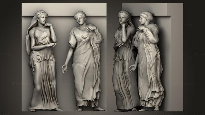 High reliefs and bas-reliefs, historical and religious (Metope South 19 Restored Parthenon, GRLFH_0090) 3D models for cnc