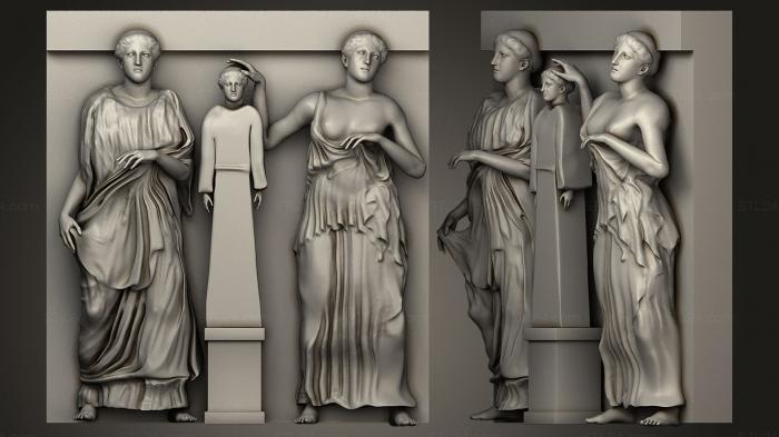 High reliefs and bas-reliefs, historical and religious (Metope South 21 Restored Parthenon, GRLFH_0091) 3D models for cnc