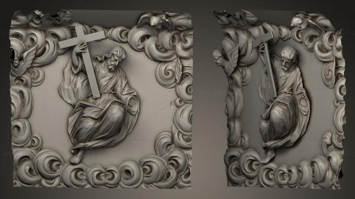 High reliefs and bas-reliefs, historical and religious (Wooden bas relief 2, GRLFH_0193) 3D models for cnc