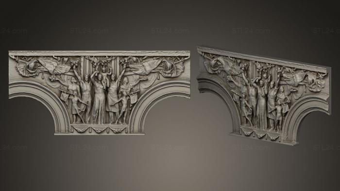 High reliefs and bas-reliefs, historical and religious (Barelief Stalinka 1, GRLFH_0226) 3D models for cnc