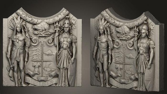 High reliefs and bas-reliefs, historical and religious (Guild Park amp Gardens_2, GRLFH_0281) 3D models for cnc