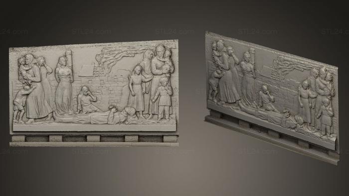 High reliefs and bas-reliefs, historical and religious (Sowjetisches Ehrenmal, GRLFH_0372) 3D models for cnc