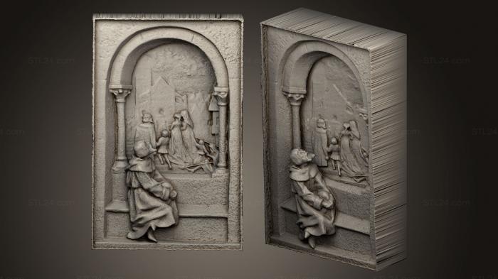 Горельефы и барельефы исторические и религиозные (Дневник сеньора Огюста Бартольди, GRLFH_0433) 3D модель для ЧПУ станка