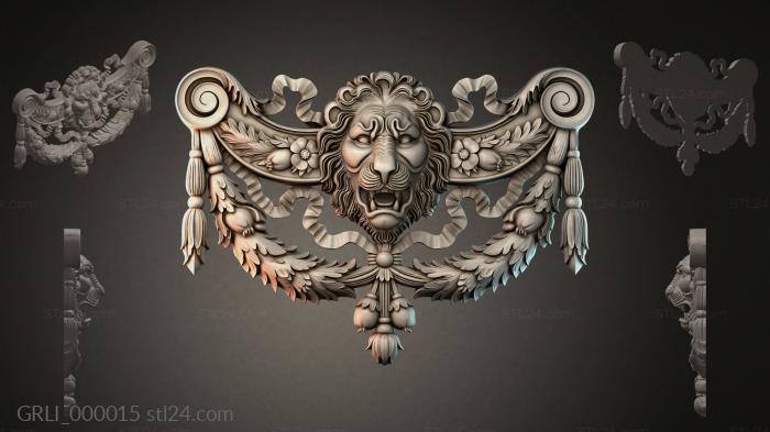 Гирлянды разные (GRLI_000015) 3D модель для ЧПУ станка