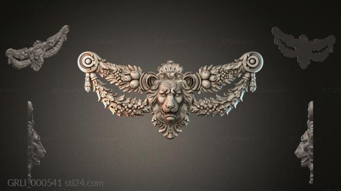 Гирлянды разные (GRLI_000541) 3D модель для ЧПУ станка