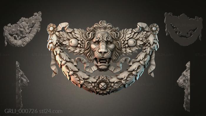 Гирлянды разные (GRLI_000726) 3D модель для ЧПУ станка