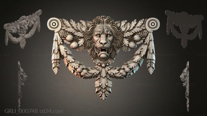 Гирлянды разные (GRLI_000748) 3D модель для ЧПУ станка