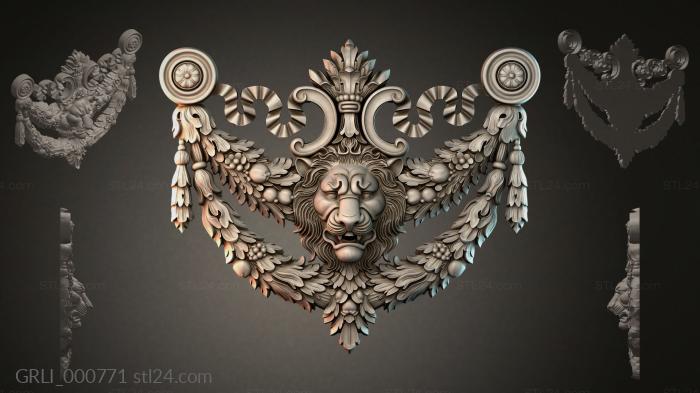 Гирлянды разные (GRLI_000771) 3D модель для ЧПУ станка