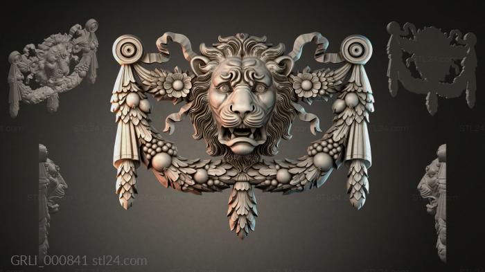 Гирлянды разные (GRLI_000841) 3D модель для ЧПУ станка