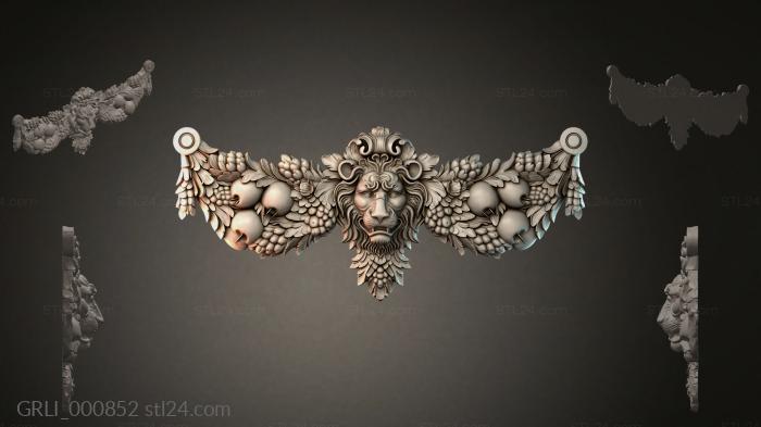 Гирлянды разные (GRLI_000852) 3D модель для ЧПУ станка