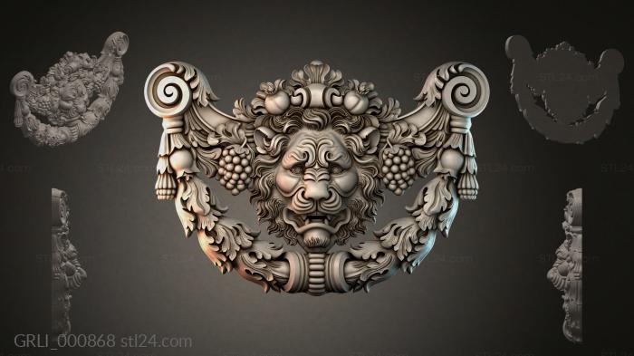 Гирлянды разные (GRLI_000868) 3D модель для ЧПУ станка