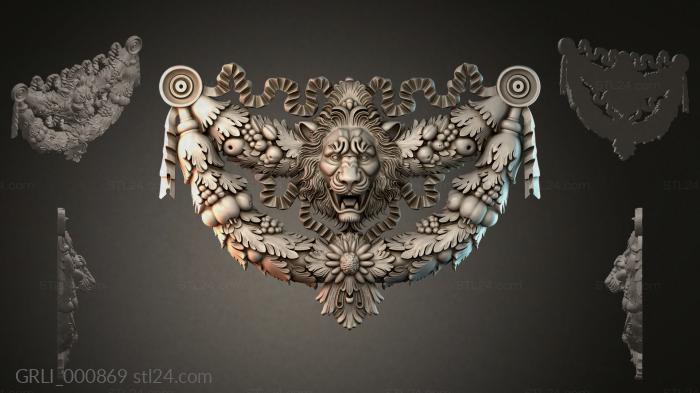 Гирлянды разные (GRLI_000869) 3D модель для ЧПУ станка